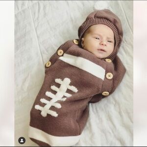 Knitted Baby Football Bodysuit